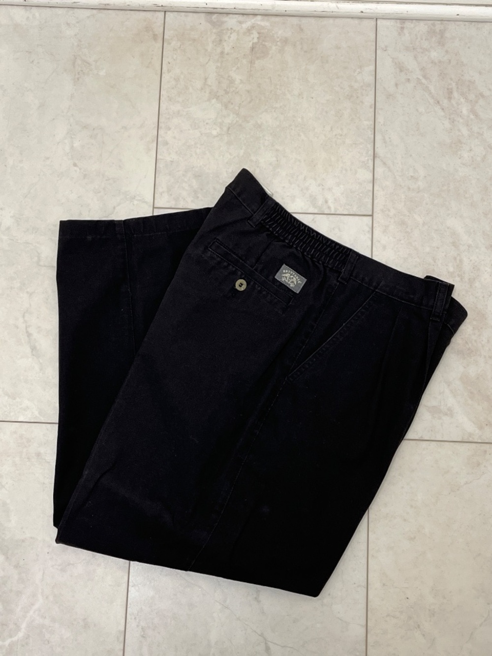 Men's Brittania Black Casual Pants 36W x 30L